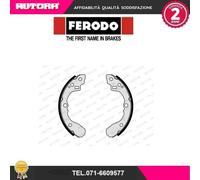 FSB612 Kit ganasce freno post adatto a Kia Rio (MARCA FERODO)