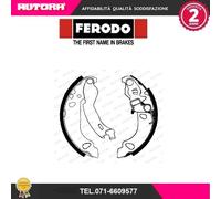 Ferodo Kit ganasce freni FSB655 per Fiat Panda (169) posteriore senza ABS