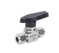 FSBNMNXPQ 1 pz 3 4 6 8 10 12 mm 1/8" 1/4" 3/8" 1/2" Valvola a Sfera di intercettazione a Compressione in Acciaio Inossidabile 304 316 915(3mm To 6mm)