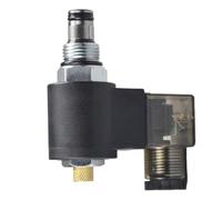 FSBNMNXPQ Valvola solenoide a Cartuccia filettata idraulica di Sicurezza a 2 Posizioni e 2 Vie DHF08-220H SV08-20-M LSV-2NCP-M(Spool DC24V Coil)