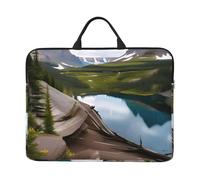 FSCEV Glacier National Park - Custodia protettiva compatibile con laptop da 14", con cerniera, maniglia classica portatile