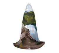 FSCEV Glacier National Park Mantello con cappuccio per adolescenti Tristo Mietitore Vampiro Strega Carnevale Halloween Mago Costume