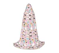 FSCEV Sweet Ice Cream Capo con cappuccio per adolescenti Tristo Mietitore Vampiro strega Carnevale Halloween Mago Costume