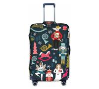 FSCEV Women_S - Copertura protettiva per trolley da ballo con schiaccianoci e balletto, per viaggi d'affari, alla moda, 45-81 cm, bianco, M