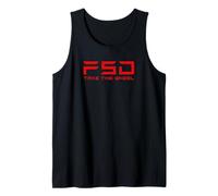FSD, Take The Wheel. Distressed Design Canotta