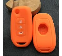 FSDGJZDFG Custodia in Silicone Chiave Auto per Renault Kadjar a 3 Pulsanti, Custodia per Chiave Auto Pieghevole