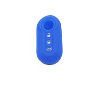 FSDGJZDFG Custodia in Silicone per Chiave Auto a 3 Pulsanti per Fiat 500, Guscio Pieghevole per Chiave remota per Fiat Punto Panda, Accessori per Auto