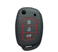 FSDGJZDFG Custodia in Silicone per Chiave Auto con Telecomando a 3 Pulsanti per Hyundai I20 Ix45 I40 Ix35 I30 I10 Kona Tucson Creta Accent Solaris Elantra Ioniq