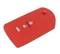 FSDGJZDFG Custodia in Silicone per Chiave Auto con Telecomando a 3 Pulsanti per Mazda 2 3 5 6 8 Atenza CX5 CX-7 CX-9 MX-5 RX Portachiavi Pieghevole Chiave Pieghevole