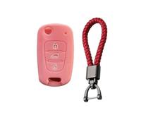 FSDGJZDFG Custodia in Silicone per Chiave Auto, Portachiavi, per Hyundai Elantra Accent I20 I30 Ix20 Ix35, per Kia Sportage Rio3 Soul Optima Ceed PRO K5 K2