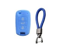 FSDGJZDFG Custodia in Silicone per Chiave Auto, Portachiavi, per Hyundai Elantra Accent I20 I30 Ix20 Ix35, per Kia Sportage Rio3 Soul Optima Ceed PRO K5 K2