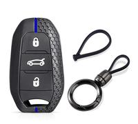 FSDGJZDFG Custodia in Silicone per Chiave Auto, Portachiavi per Peugeot 3008 307 308 207 208 407 508 206 2008 301 5008 per Citroen C2 C3 C4 C5