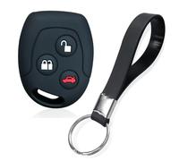 FSDGJZDFG Custodia in Silicone per Chiave Portachiavi, per Ford Focus C-Max Mondeo Mk3 MK4 Ikon Fusion Street KA Teansit Fiesta MK5 MK7