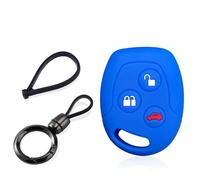FSDGJZDFG Custodia in Silicone per Chiave Portachiavi, per Ford Focus C-Max Mondeo Mk3 MK4 Ikon Fusion Street KA Teansit Fiesta MK5 MK7