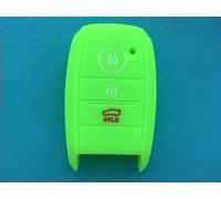 FSDGJZDFG Custodia in Silicone per Chiave Telecomando Auto a 3 Pulsanti per Kia Rio Ceed Soul Sportage Sorento Carens Picanto