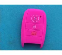 FSDGJZDFG Custodia in Silicone per Chiave Telecomando Auto a 3 Pulsanti per Kia Rio Ceed Soul Sportage Sorento Carens Picanto
