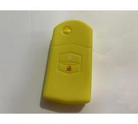 FSDGJZDFG Custodia in Silicone per Mazda Demio 3 5 6 M3 M5 CX7 CX9 RX8 MX5 MPV con Custodia Protettiva per Chiave Auto a 2 Pulsanti