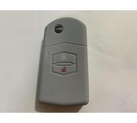 FSDGJZDFG Custodia in Silicone per Mazda Demio 3 5 6 M3 M5 CX7 CX9 RX8 MX5 MPV con Custodia Protettiva per Chiave Auto a 2 Pulsanti