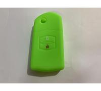 FSDGJZDFG Custodia in Silicone per Mazda Demio 3 5 6 M3 M5 CX7 CX9 RX8 MX5 MPV con Custodia Protettiva per Chiave Auto a 2 Pulsanti