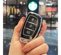 FSDGJZDFG Custodia in TPU per Chiave Auto a Scatto per Hyundai Tucson Santa Fe Rena Sonata Elantra Creta Ix35 Ix25 i30 i40 Grand i10 2023