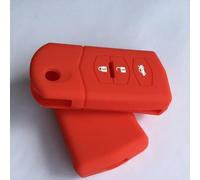FSDGJZDFG Custodia Pieghevole in Silicone per Mazda 2 3 5 6 8 velocità CX-5 CX7 CX-9 MX5 RX, Accessorio Chiave Telecomando a 3 Pulsanti