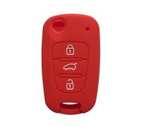 FSDGJZDFG Custodia Pieghevole per Chiave Auto con Telecomando a 3 Pulsanti per Kia Rio K2 K5 Sportage Sorento, Custodia in Silicone per Chiave Auto
