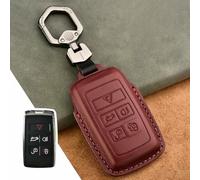 FSDGJZDFG Custodia Portachiavi in Pelle per Jaguar per Land Rover Evoque Sport, Accessorio per Portachiavi Auto