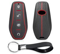 FSDGJZDFG Custodia Portachiavi in Silicone con Catena, per Auto, per BYD Atto 3 Han EV Dolphin Song PRO Max Tang DM Yuan Dolphin E2 QIN Plus