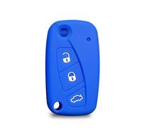 FSDGJZDFG Custodia Portachiavi in Silicone per Fiat Panda Idea Stilo Ducato Bravo 500 Doblo Grande Punto Bravo Minibus Linea 3 Pulsanti Telecomando
