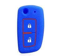 FSDGJZDFG Custodia Protettiva Chiave Auto per Nissan Sunny Qashqai J11 X-Trail Murano Kashkay Juke Flip Pieghevole Telecomando a 2 Pulsanti Custodia in Silicone