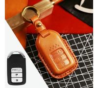FSDGJZDFG Custodia Protettiva in Pelle per Chiave Auto, Accessorio per Portachiavi per Honda City Turbo Civic Accord Xrv Crider Odyssey