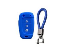FSDGJZDFG Custodia Protettiva in Silicone per Chiave Auto a 3 Pulsanti per Hyundai Solaris 2 Elantra I30 I35 I40 Tucson Kona Portachiavi con Telecomando a Conchiglia