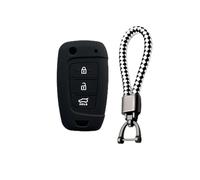 FSDGJZDFG Custodia Protettiva in Silicone per Chiave Auto a 3 Pulsanti per Hyundai Solaris 2 Elantra I30 I35 I40 Tucson Kona Portachiavi con Telecomando a Conchiglia