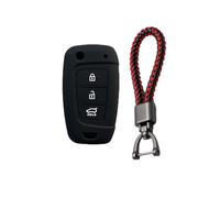 FSDGJZDFG Custodia Protettiva in Silicone per Chiave Auto a 3 Pulsanti per Hyundai Solaris 2 Elantra I30 I35 I40 Tucson Kona Portachiavi con Telecomando a Conchiglia