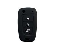 FSDGJZDFG Custodia Protettiva in Silicone per Chiave Auto a 3 Pulsanti per Hyundai Solaris 2 Elantra I30 I35 I40 Tucson Kona Portachiavi con Telecomando a Conchiglia