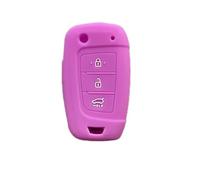 FSDGJZDFG Custodia Protettiva in Silicone per Chiave Auto a 3 Pulsanti per Hyundai Solaris 2 Elantra I30 I35 I40 Tucson Kona Portachiavi con Telecomando a Conchiglia