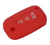 FSDGJZDFG Custodia Protettiva in Silicone per Chiave Auto Lada per Renault Twingo Clio Master Kango con Telecomando a Conchiglia 3BTN
