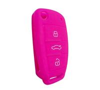 FSDGJZDFG Custodia Protettiva in Silicone per Chiave Auto, per Audi Sline A3 A5 Q3 Q5 A6 C5 C6 A4 B6 B7 B8 TT 80 S6