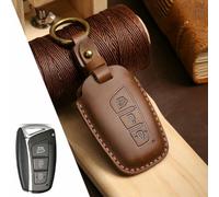 FSDGJZDFG Custodia Protettiva per Chiave Auto, in Pelle, Accessorio Portachiavi, per Hyundai Santa Fe IX45 Equus Genesis, Portachiavi.
