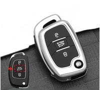 FSDGJZDFG Portachiavi in Lega per Auto per Hyundai Ix25 Ix35 I10 I20 Solaris Tucson Sonata Santa Fe Sport Elantra Creta Verna Accessori