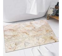 FSDGY Tappetino Antiscivolo per Il Bagno,Soffice Tappeto da Bagno in Microfibra,Assorbente,Marmo, motivo miniera. Fratture li. Stampa di superficie realistica,60x90 cm