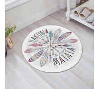 FSDGY Tappetino Antiscivolo per Il Bagno,Soffice Tappeto da Bagno in Microfibra,Assorbente,stampa lettering azteco hakuna matata design maglietta estiva,60x60 cm