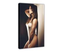 FSDJHG Poster su tela con attrice Kate Beckinsale (11), decorazione per camera da letto, ufficio, camera da letto, regalo, 40 x 60 cm
