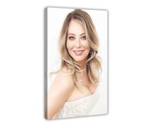 FSDJHG Poster su tela con attrice Ornella Muti, decorazione per camera da letto, ufficio, camera da letto, regalo, 50 x 75 cm
