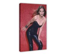 FSDJHG Poster su tela con attrice Ornella Muti, decorazione per camera da letto, ufficio, camera da letto, regalo, 50 x 75 cm
