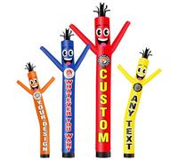 FSFLAG Tubo gonfiabile personalizzato di 1,8 m di altezza (22,9 cm di diametro) per decorazione esterna, pubblicità, eventi commerciali (ventilatore non incluso)