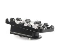 FSFY Pedale ingranditore estensione estensione leva freno posteriore moto adatto per BMW G310R G310GS 2017-2018, nero