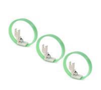 FSFY Piedini per Macchina da Cucire Doppio Anello Piedino per Macchine da Cucire Industriali Piedino per Rullo ad Anello #T35 Per ARTISAN, Per BROTHER, Per CONSEW, Per ECONOSEW, Per FEIYUE, 3 PZ