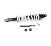 FSFYUK 1 PC Ammortizzatori posteriori per moto regolabili da 430 mm Sospensione universale per ATV Go Kart Quad Dirt Sport Bikes, adattatore a