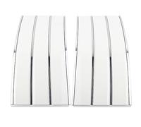 FSFYUK 2x Griglia di ventilazione laterale Telaio parafango Bianco per per 2013-2017